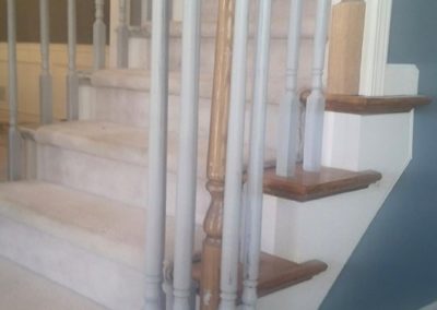Elan Custom - Painting - Georgia - United States - Staircase Before